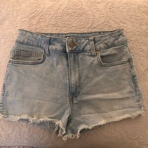 Light Blue Denim Women Shorts